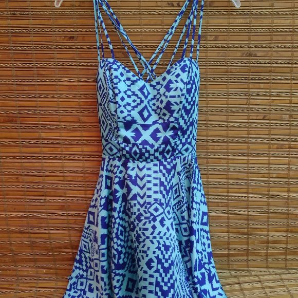 Arden B Dresses & Skirts - Arden B Fit Flare Summer Dress Spaghetti Strap XS